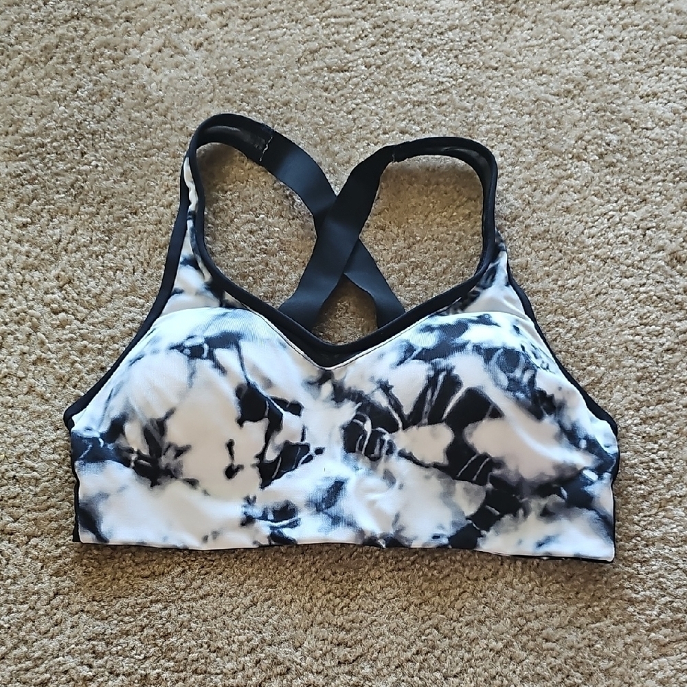 Victoria's Secret Pink Tie Dye Sports Bra Lightly Lined Small